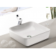 Επικαθήμενος Νιπτήρας Πορσελάνης 46x46cm Cerastyle One IV 076000 Λευκό Επικαθήμενος Νιπτήρας Πορσελάνης 46x46cm Cerastyle One IV 076000 Λευκό